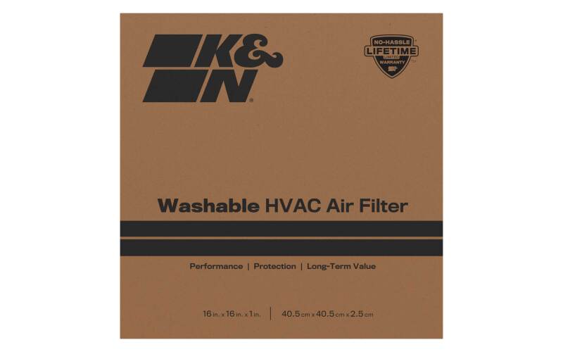 K&N HVAC Filter 16 X 16 X 1 Merv 8 - HVC-8-11616