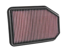 Load image into Gallery viewer, K&amp;N 07-15 Jeep Wrangler L4-2.8L DSL Replacement Drop In Air Filter - 33-5023