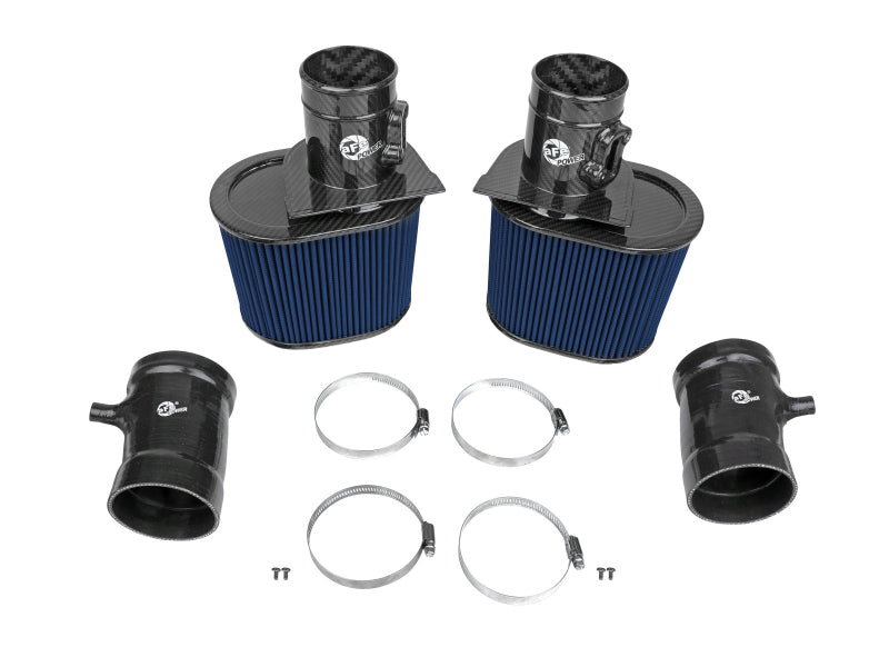 aFe 15-19 Lamborghini Huracan V10-5.2L Track Series Intake System w/ Pro 5R Filter - 57-10012R