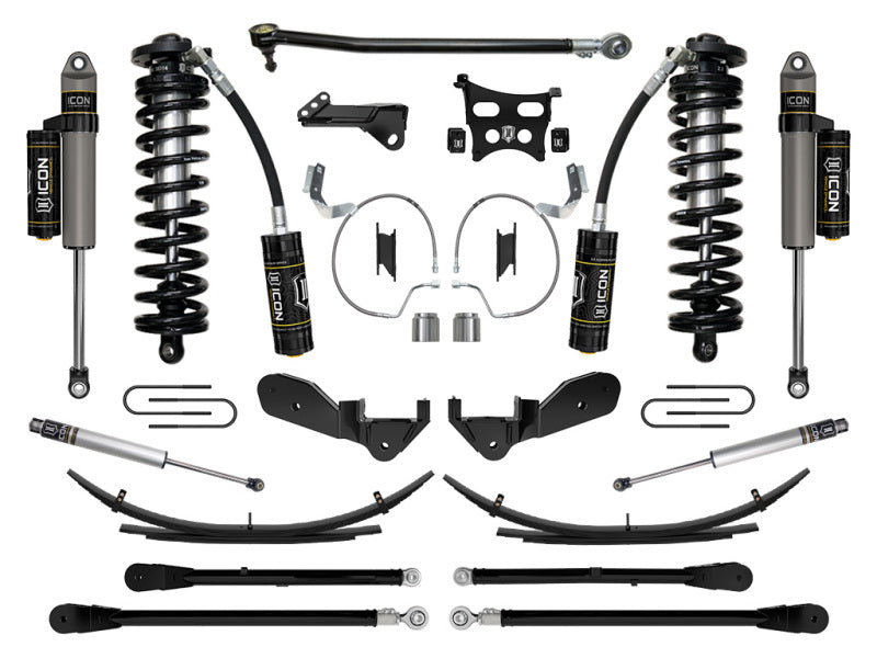 ICON 23 Ford F250/F350 4-5.5in Stage 6 Coilover Conversion Sys w/ Expansion Packs - K63176L
