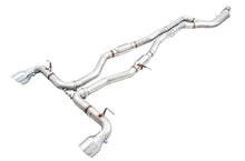 Load image into Gallery viewer, AWE Tuning 2020 Toyota Supra A90 Track Edition Exhaust - 5in Chrome Silver Tips - 3015-32116