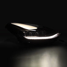 Load image into Gallery viewer, AlphaRex 17-22 Tesla Model 3/20-23 Model Y NOVA-Series LED Proj Headlights Blk w/Actv Lgt &amp; Seq.Sig - 880860