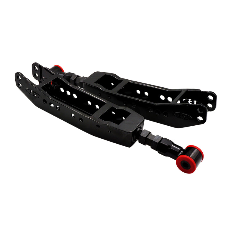 BLOX Racing Rear Lower Control Arms - Black (2013+ Subaru BRZ/Toyota 86 / 2008-2023 Subaru WRX/STI) - BXSS-50010-BK