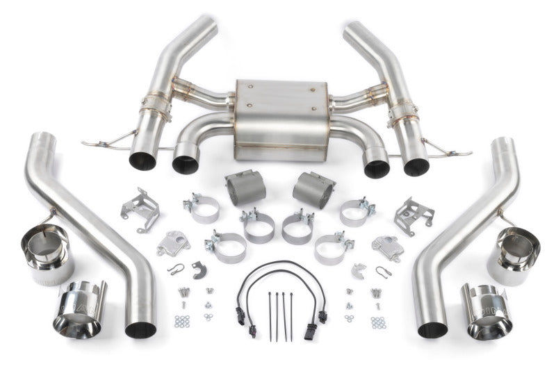 Dinan 23-26 BMW M2 (G87) Valved Axleback Exhaust System - Polished Tips - D660-0100