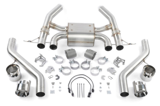 Dinan 23-26 BMW M2 (G87) Valved Axleback Exhaust System - Polished Tips - D660-0100