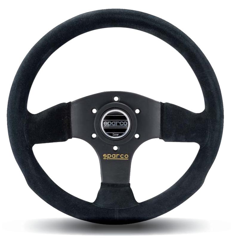 Sparco Steering Wheel 300 Suede Black - 015P300SN