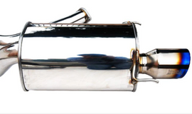 Invidia 97-01 Prelude Q300 Titanium Rolled Tip Cat-back Exhaust **Fits BASE Model ONLY** - HS97HP1GNT