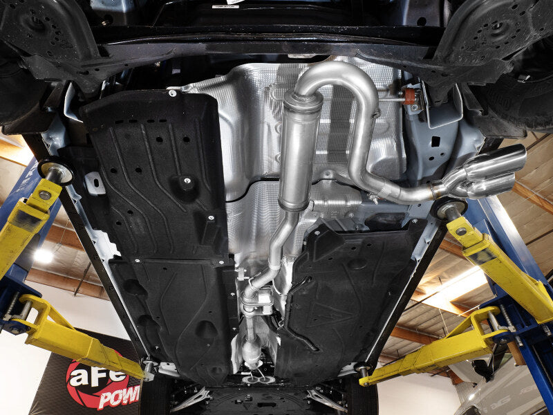 aFe Rebel Series 2-1/2in 304 Stainless Steel Cat-Back w/ Polished TipFord Maverick 22-26 L4-2.5L FWD - 49-33155-P