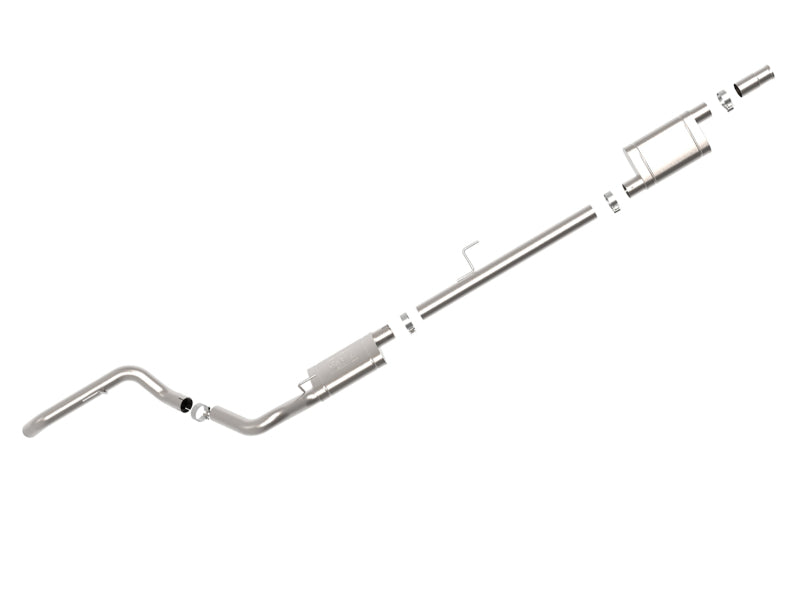 aFe +20 Jeep Gladiator MACH Force-Xp 3 IN 409 Stainless Steel Cat-Back Hi-Tuck Cat-Back - 49-48081