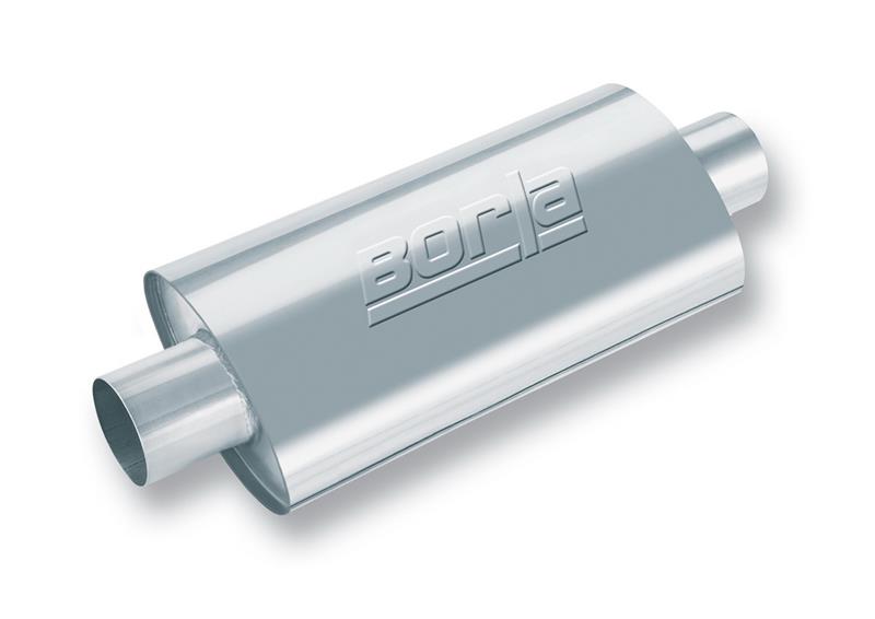 Borla XR-1 Racing Sportsman 3 inch Outlet / 3 inch Inlet Oval Muffler - 40944