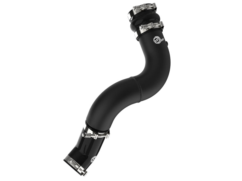 aFe 19-23 RAM Diesel L6-6.7L BladeRunner 3.5 IN Aluminum Cold Charge Pipe - Black - 46-20619-B