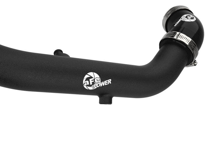 aFe BladeRunner 2in to 2-1/2in Aluminum Hot Charge Pipe Black Ford F-150 24-26 V6-2.7L (tt) - 46-20788-B