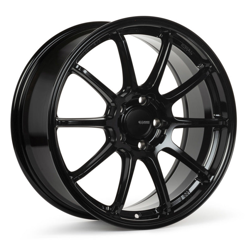 Enkei TRIUMPH 18x9.5 5x100 45mm Offset Gloss Black Wheel - 543-895-8045BK