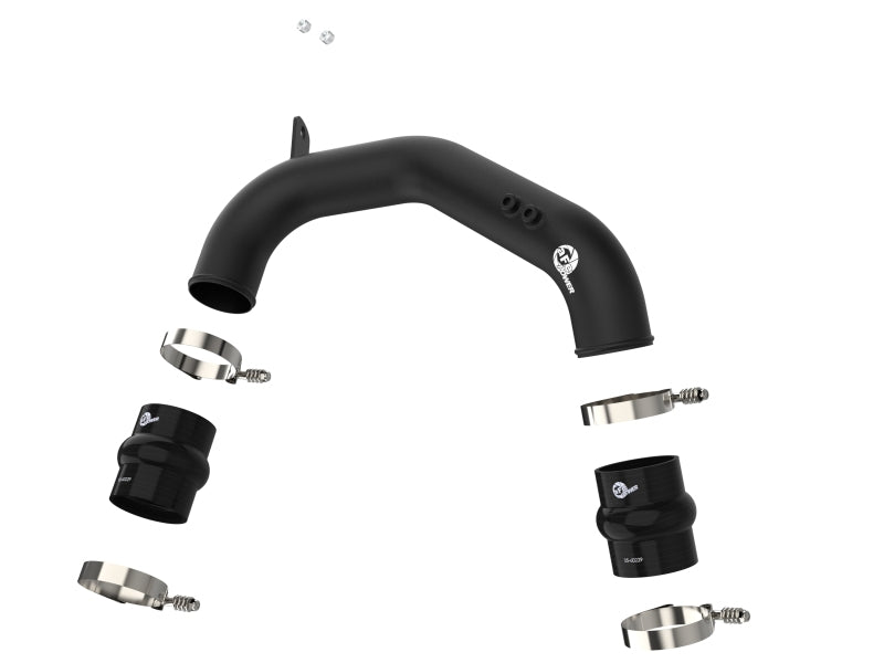 aFe Bladerunner Intercooler 3in Outlet Tube 08-10 Ford Diesel Trucks V8 6.4L (td) - 46-20078