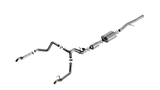 Borla 2024 Chevrolet/GMC 1500 ZR2 & AT4X 6.2L V8 4WD 4DR S-TYPE Catback Exhaust w/ Turndown Tips - 141003