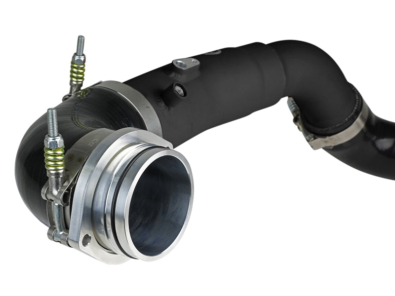 aFe 2020 Toyota Supra 3.0L 3in Black Intercooler Tube - Hot - 46-20398-B