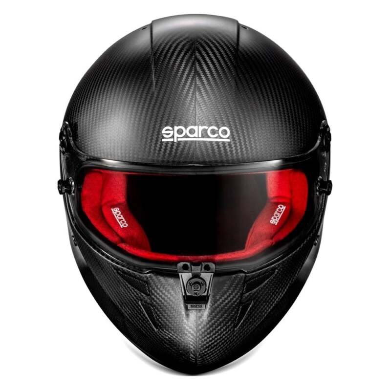 Sparco Stealth RF Helmet - Extra Large - Carbon/Red - BRH0003B0R010XL