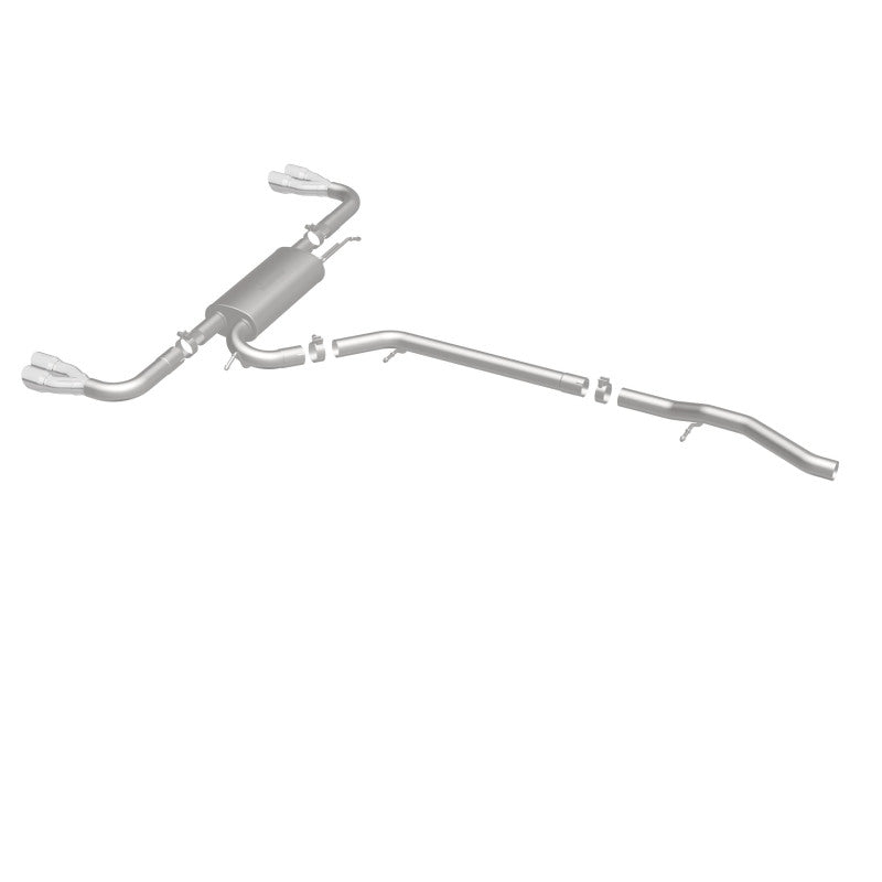 MagnaFlow 15-17 GMC Terrain V6 3.6L 409SS Cat-Back Exhaust Quad Split Rear with 3in Polished Tips - 19114