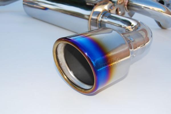 Invidia 07+ Infiniti G37 Coupe Gemini Rolled Titanium Tip Cat-back Exhaust - HS07IG7GID