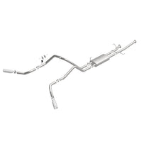 Load image into Gallery viewer, MagnaFlow Cat-Back 10-15 Toyota Tundra SC LB / CC SB 4.6L/5.7L V8 SS 2.5 Dual Split Rear 4in Tip - 19232