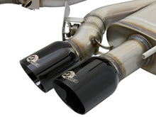 Load image into Gallery viewer, aFe MACHForce XP 3in 304SS Cat Back Exhaust s/ Black Tips 16-17 Cadillac ATS-V V6-3.6L (tt) - 49-34078-B