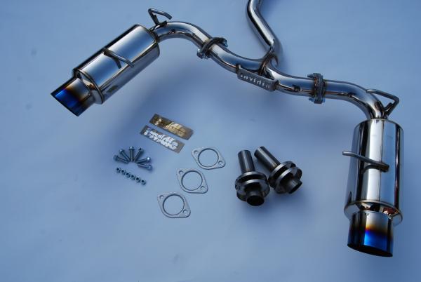 Invidia 12 Scion FRS/BRZ 60mm N1 Ti-Tip Cat- Back Exhaust - HS12SSTGTT