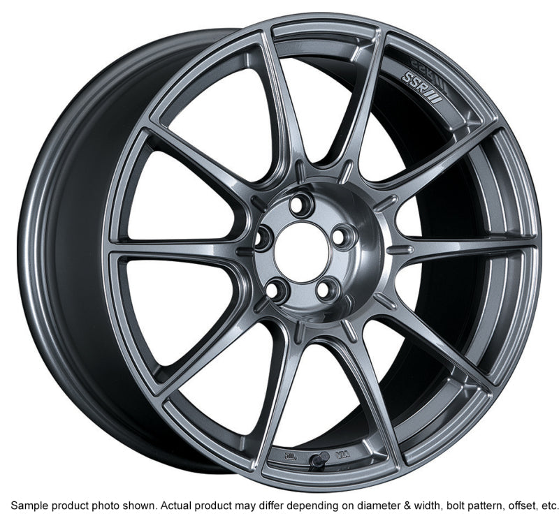 SSR GTX01 18x9.5 5x114.3 40mm Offset Dark Silver Wheel - XA18950+4005GDK
