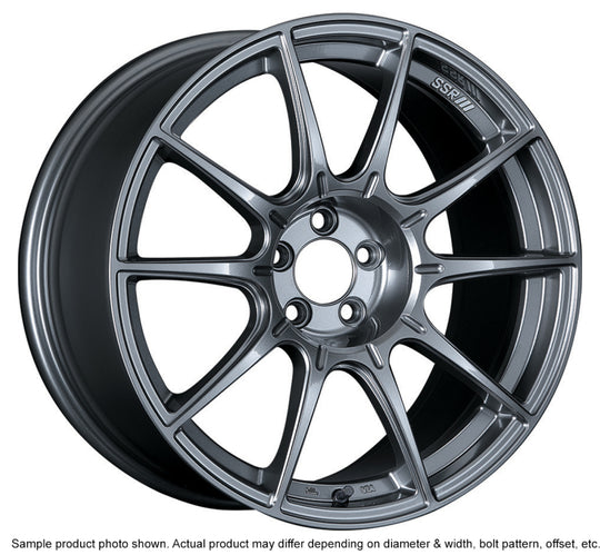 SSR GTX01 19x10.5 5x114.3 22mm Offset Dark Silver Wheel Evo X / G35 / 350z / 370z - XA19105+2205GDK