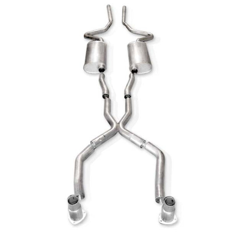 Stainless Works Chevy Chevelle Small/Big Block 1968-72 Exhaust 2.5in Stainless Dual - CV6782.5X