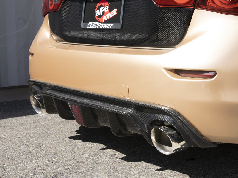 aFe Takeda Cat-Back Exhaust System Infiniti Q50 14-15 V6-3.7L- Polished Tip - 49-36136-P