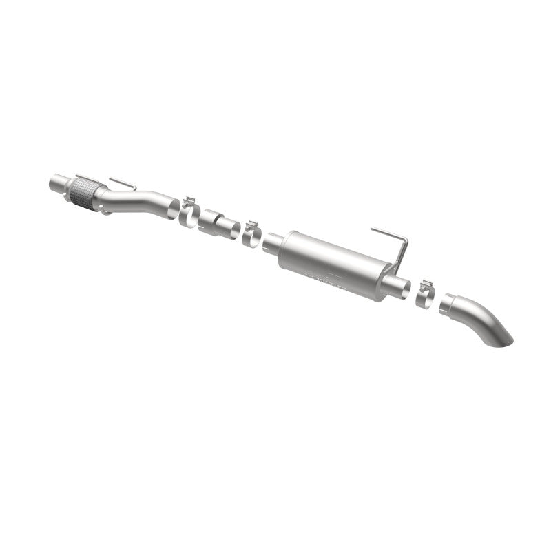 MagnaFlow Cat-Back, SS, 2.5/3in, Turn Down In Front Rear Tire 2015 Ford F150 2.7L V6T Ext Cab - 19056