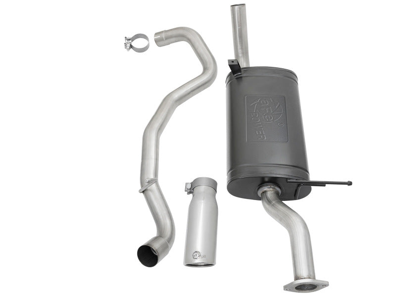 aFe MACHForce XP Exhaust Cat-Back SS-304 97-16 Nissan Patrol (Y61) I6-4.8L w/ Polished Tips - 49-36121-P