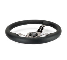 Load image into Gallery viewer, NRG Light Weight Gaming Steering Wheel - 350mm 3 Black Chrome Spokes Perforated Leather - ST-010BC-PR
