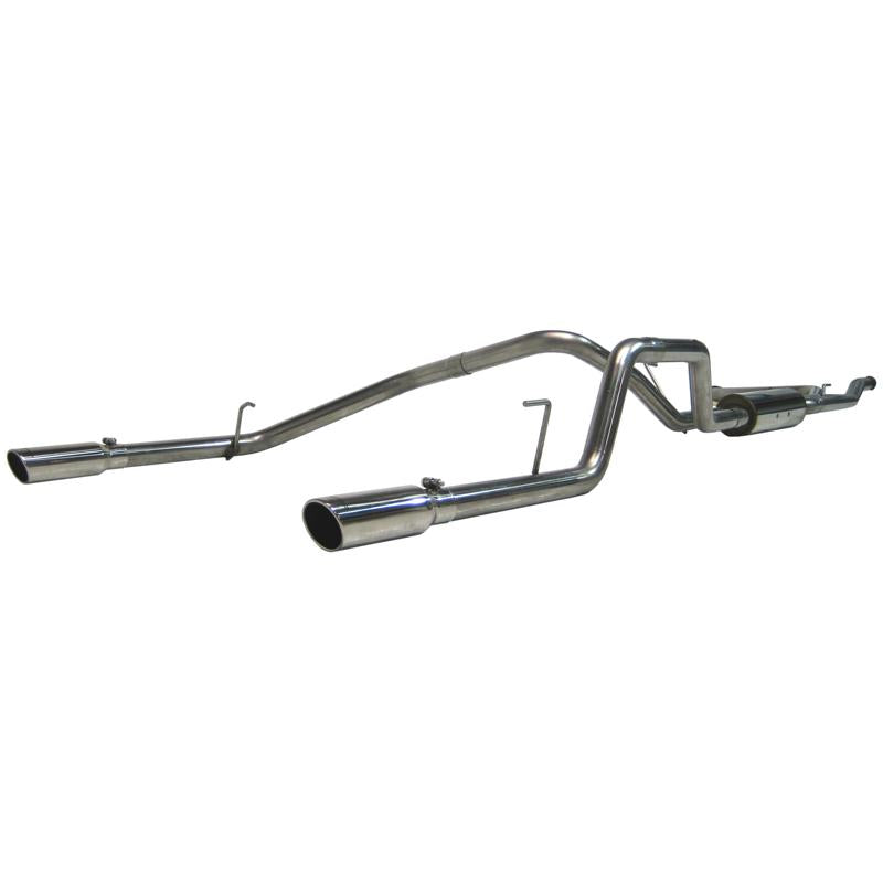 MBRP 2004-2009 Nissan Titan 5.6L EC/CC Cat Back Dual Split Rear - S5402409