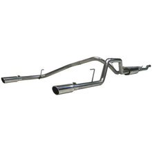 Load image into Gallery viewer, MBRP 2004-2009 Nissan Titan 5.6L EC/CC Cat Back Dual Split Rear - S5402409