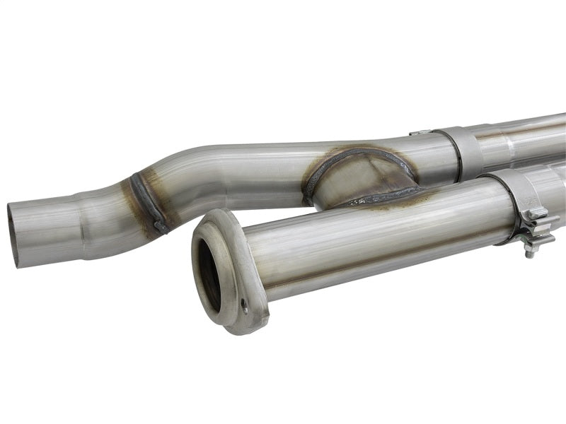 aFe POWER Rebel Series 3in 409 SS Cat Back Exhaust w/ Black Tips 17 Ford F-150 Raptor V6-3.5L - 49-43091-B