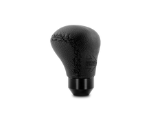 Load image into Gallery viewer, Momo Anatomico Shift Knob - Black Leather, Black Stitching - ASBK1
