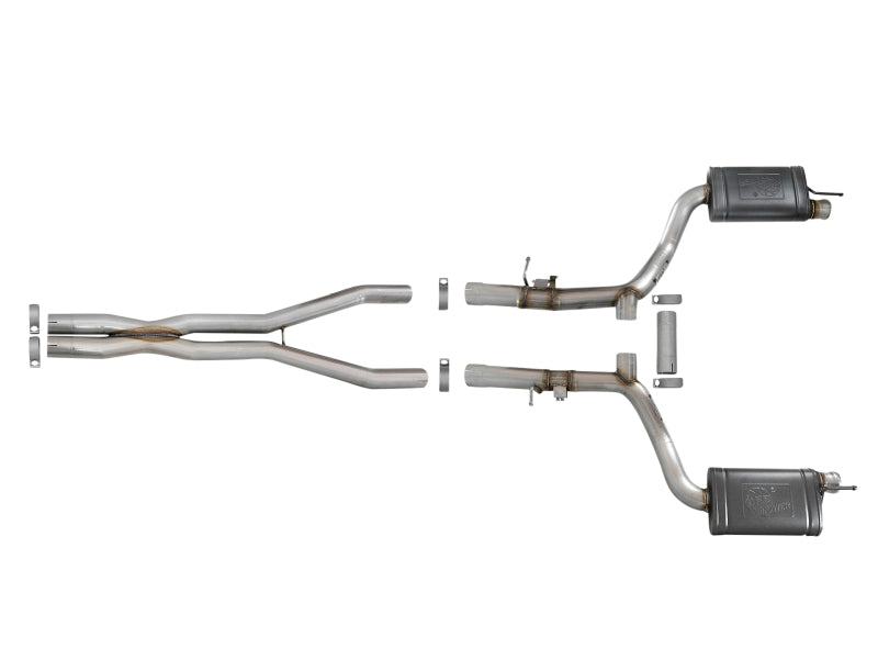 aFe MACH Force-Xp 304 SS Catback Exhaust 17-19 Dodge Challenger V8-5.7L - 49-32061