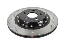 Load image into Gallery viewer, DBA 17-23 Tesla Model 3 Rear 5000 Series 2-Piece Slotted Rotor w/Black Hat - DBA53943BLKS