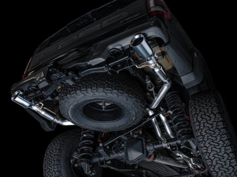 AWE Tuning Gen 3 Raptor SwitchPath Exhaust - Chrome Silver Tips - 3025-32356