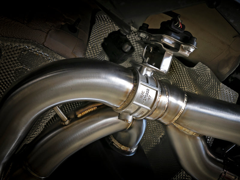 aFe MACHForce XP Exhausts Cat-Back SS 19-21 BMW M2 Competition L6-3.0L w/Polished Tips - 49-36350-P