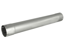 Load image into Gallery viewer, aFe MACHForce XP Exhausts Muffler Delete Aluminized 4 ID In/Out 8 Dia - 49-91003
