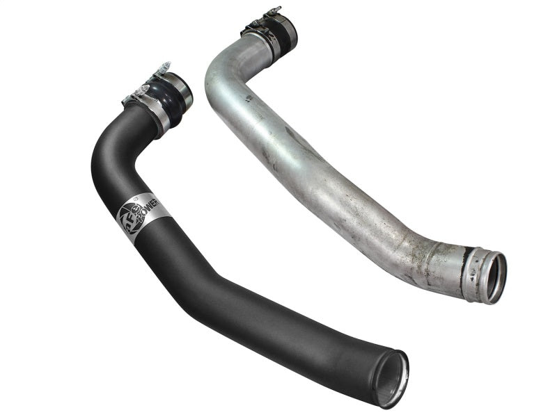aFe Bladerunner Intercoolers I/C Tube 3in Cold Side Ford F-250/F-350 99-03 V8-7.3L - Black - 46-20098-B