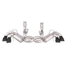 Load image into Gallery viewer, Stainless Works 20-21 Chevrolet Corvette C8 6.2L Redline Cat-Back Exhaust w/ Matte Black Tips - C8CBR-B