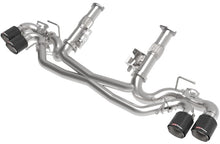 Load image into Gallery viewer, AFe MACH Force-Xp 304 Stainless Steel Cat-Back Exhaust Carbon 2020 Chevrolet Corvette C8 - 49-34124NM-C