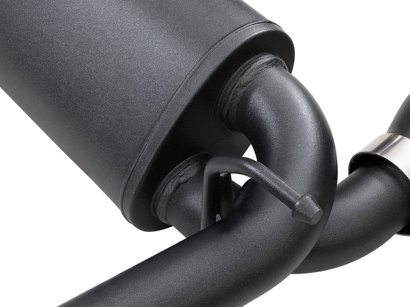 aFe Rebel Series 2.5in 409 SS Axle-Back Exhaust w/ Black Tips 2018+ Jeep Wrangler (JL) V6 3.6L - 49-48067-B