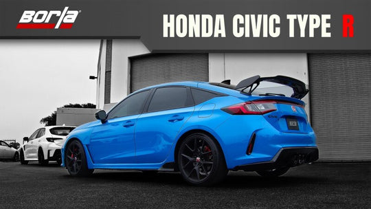 Borla 2023 Honda Civic Type R MT ATAK Catback Exhaust w/ 4in Ceramic Black Tips - 140927CB
