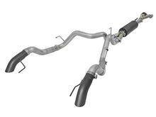 Load image into Gallery viewer, aFe MACH Force-Xp Cat-Back Exhaust w/Dual Hi-Tuck Tips Black 17-18 Ford F-150 Raptor V6-3.5L (tt) - 49-33095-B