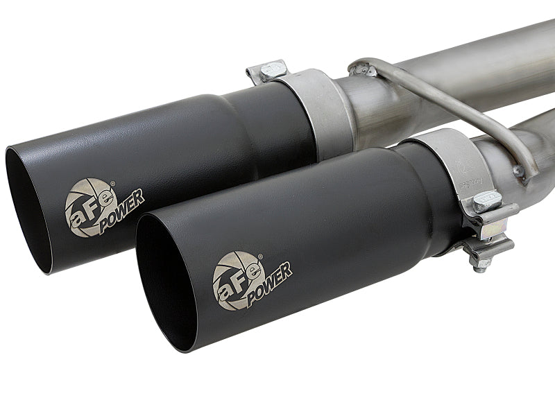 aFe Rebel Series 3in 409 SS Cat-Back Exhaust w/ Black Tips 04-15 Nissan Titan V8 5.6L - 49-46124-B