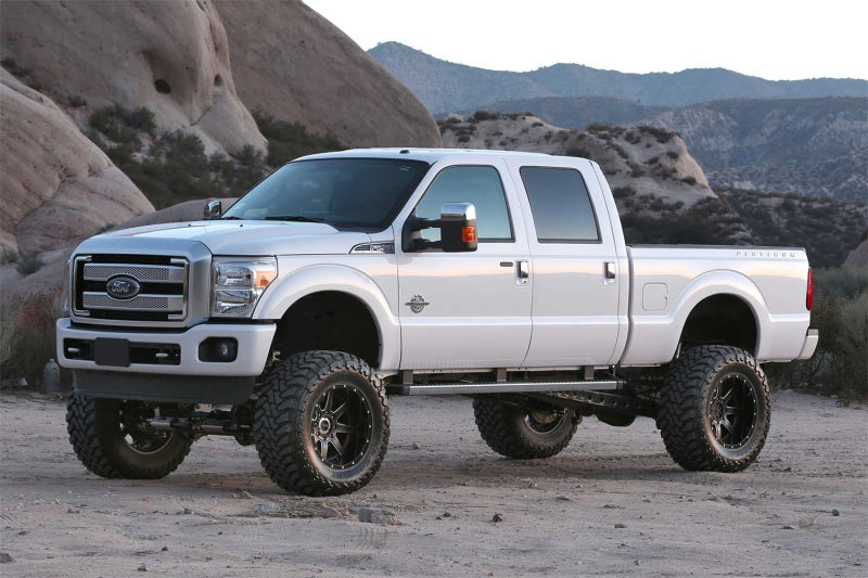 Fabtech 11-16 Ford F250/350 4WD Short Bed Floating Rear Traction Bar System - FTS62006